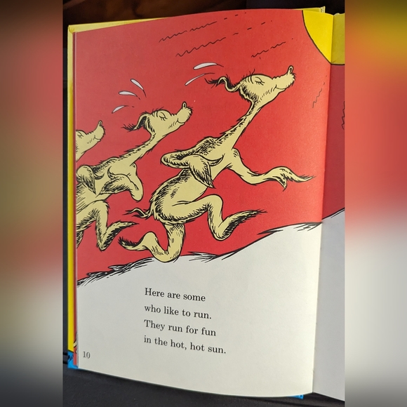 Dr Seuss 1960 One Fish Two Fish Red Fish Blue Fish Hardcover Book - Picture 13 of 14